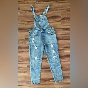 Forever 21 Blue Jean Overalls